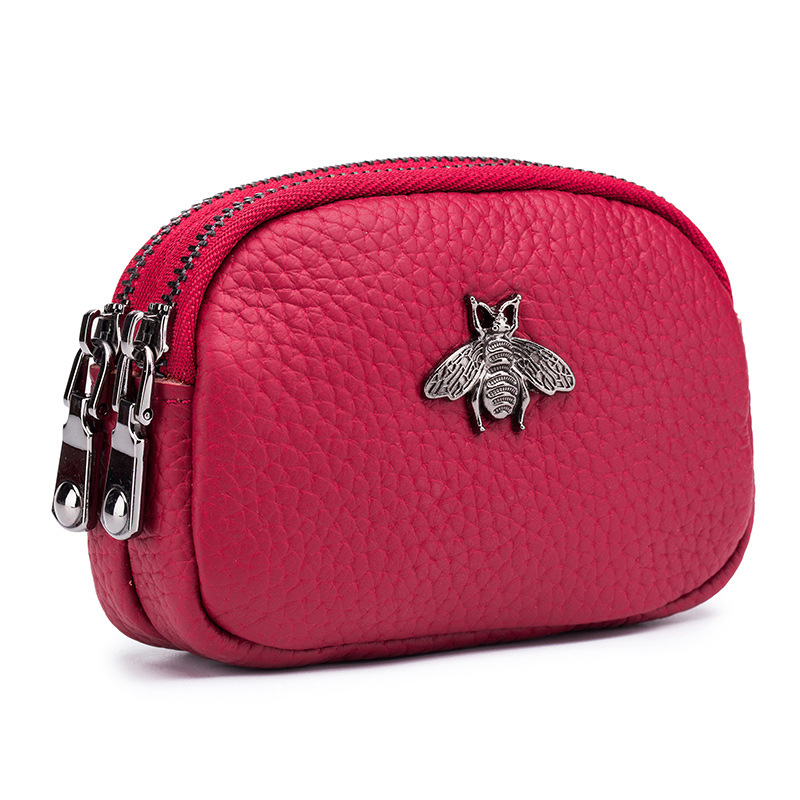 Women Bags Ck - Tas dompet portabel ritsleting ganda kulit