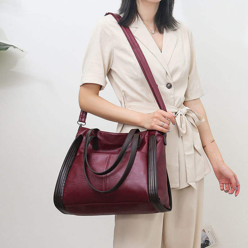 Women Bags For Airport - Tas Bahu Hitam Besar Baru untuk