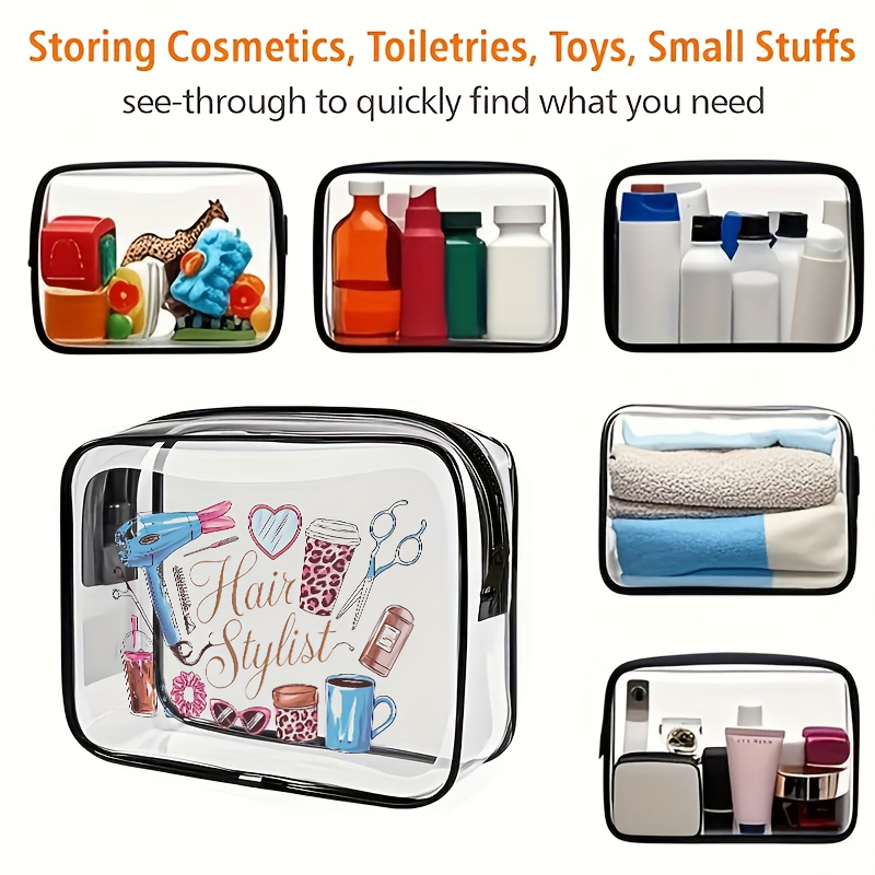 1 Buah Tas Rias Bening Transpa - Women Bags For Airport ulasan dan harga