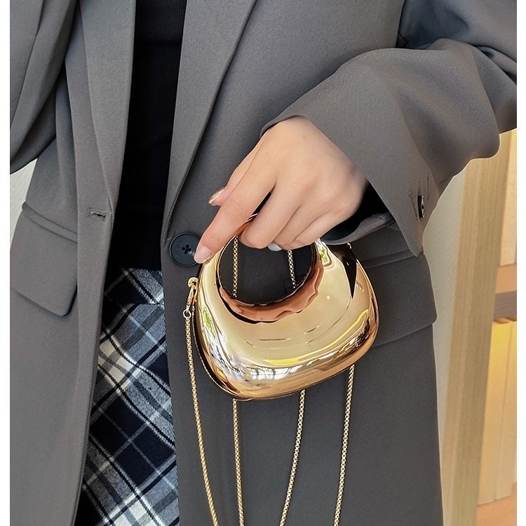 Tas Malam Mini Emas, Dompet da - Women Bags Luxury ulasan dan harga