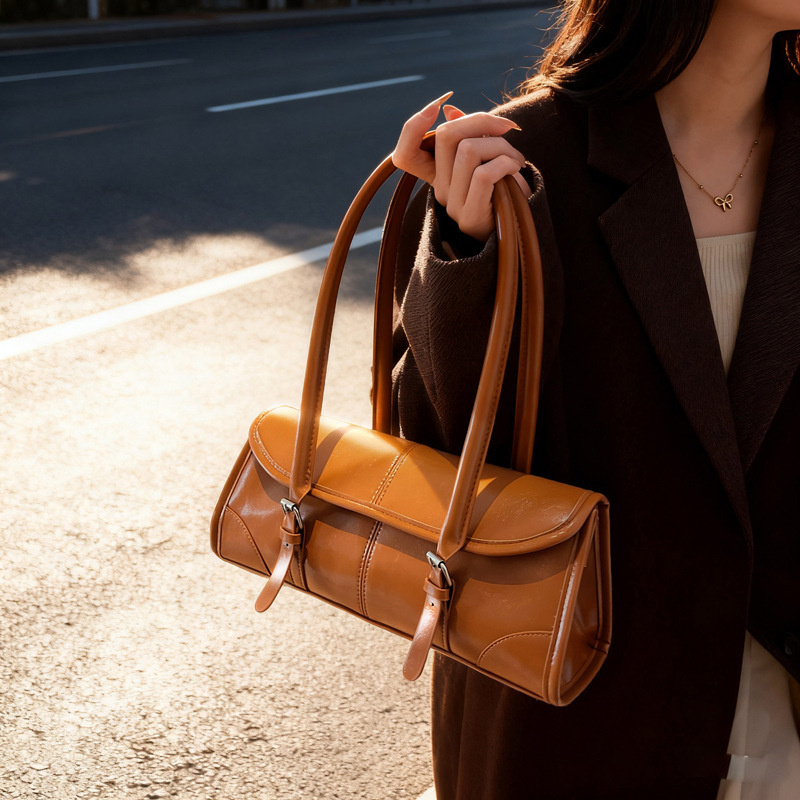 Tas Selempang Kulit PU Burgund - Women Bags For Airport ulasan dan harga