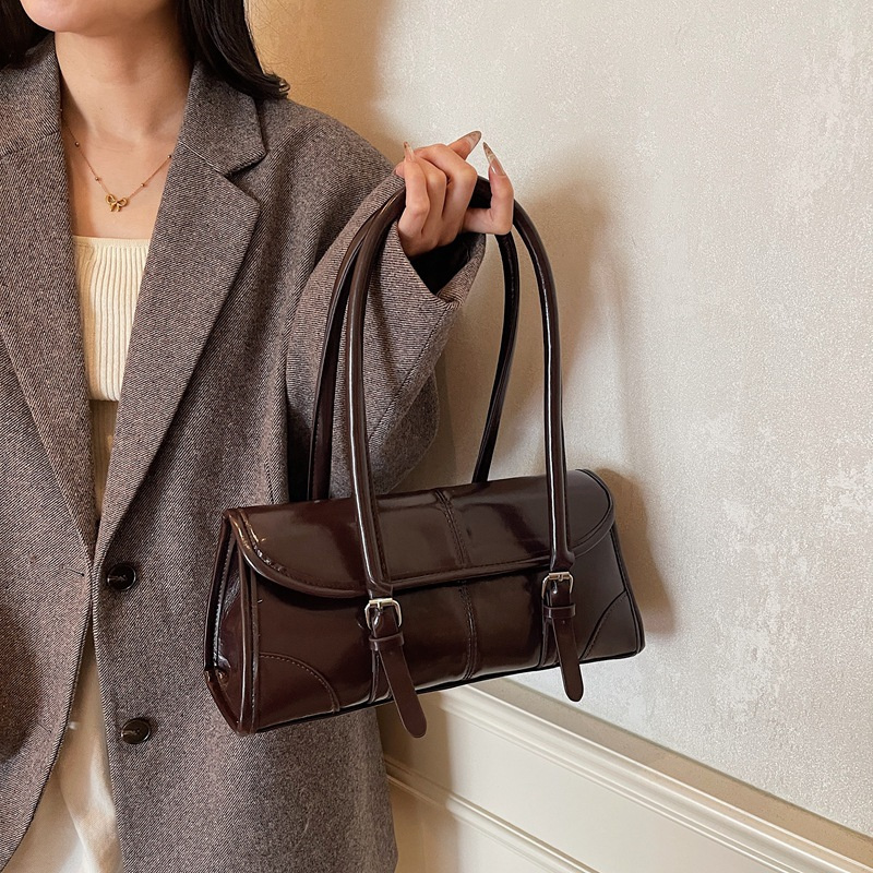 Tas Selempang Kulit PU Burgund - Women Bags For Airport ulasan dan harga