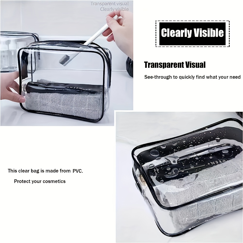 1 Buah Tas Rias Bening Transpa - Women Bags For Airport ulasan dan harga