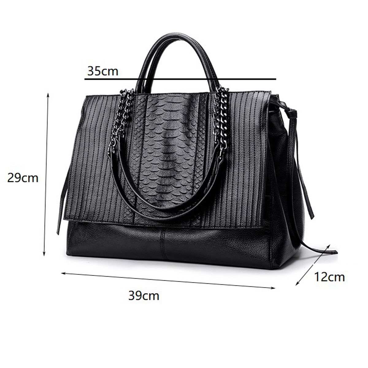 Tas Tote Elegan Dengan Resleti - Women'S Vegan Bags ulasan dan harga