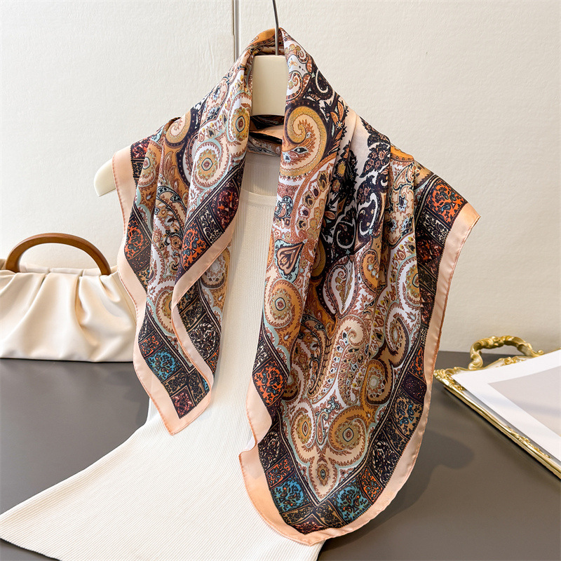 Syal Satin Tipis Vintage Wanit - Women'S Vegan Bags ulasan dan harga